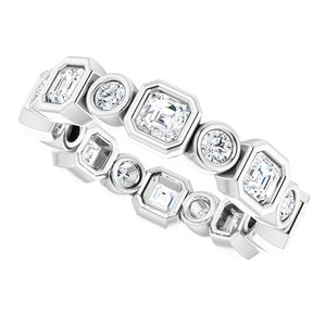 Bezel-Set Eternity Band