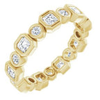 Bezel-Set Eternity Band