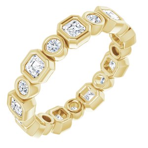 Bezel-Set Eternity Band