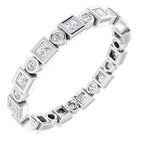 Bezel-Set Eternity Band