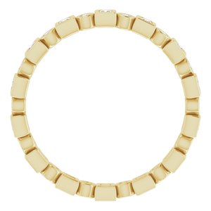 Bezel-Set Eternity Band