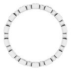 Bezel-Set Eternity Band