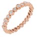 Bezel-Set Eternity Band
