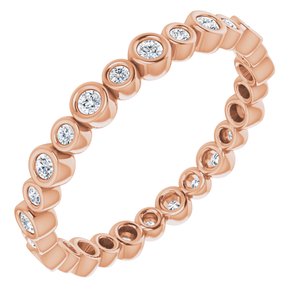 Bezel-Set Eternity Band