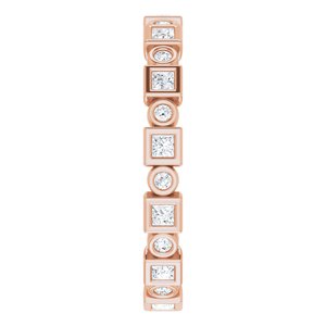 Bezel-Set Eternity Band