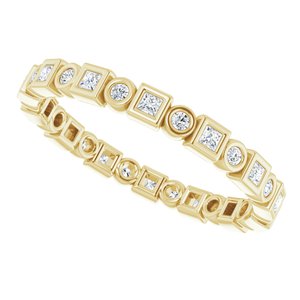 Bezel-Set Eternity Band