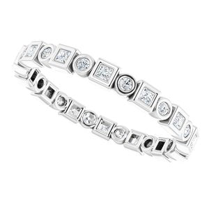 Bezel-Set Eternity Band