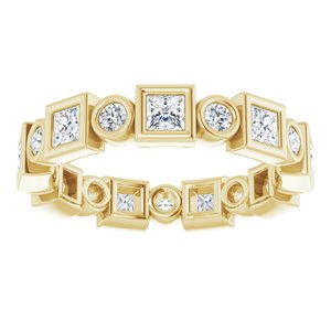 Bezel-Set Eternity Band