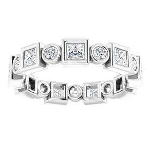 Bezel-Set Eternity Band