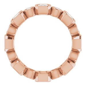 Bezel-Set Eternity Band