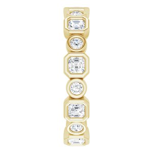Bezel-Set Eternity Band