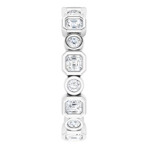 Bezel-Set Eternity Band
