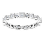 Bezel-Set Eternity Band