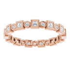 Bezel-Set Eternity Band