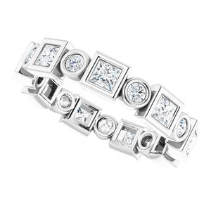 Bezel-Set Eternity Band