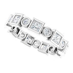 Bezel-Set Eternity Band