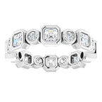 Bezel-Set Eternity Band