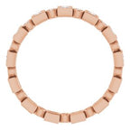 Bezel-Set Eternity Band