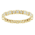 Bezel-Set Eternity Band