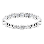 Bezel-Set Eternity Band