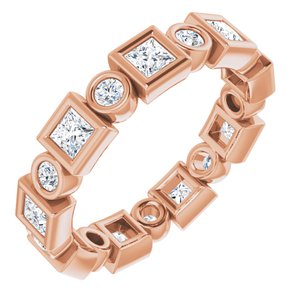 Bezel-Set Eternity Band