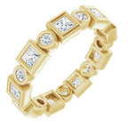Bezel-Set Eternity Band