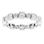 Bezel-Set Eternity Band