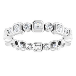 Bezel-Set Eternity Band