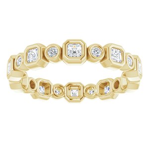 Bezel-Set Eternity Band