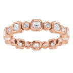 Bezel-Set Eternity Band