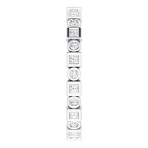 Bezel-Set Eternity Band