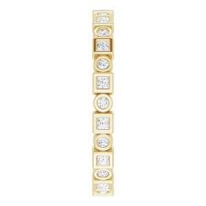 Bezel-Set Eternity Band