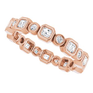 Bezel-Set Eternity Band