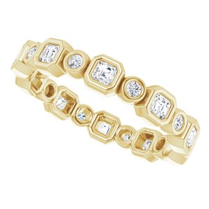 Bezel-Set Eternity Band