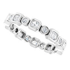 Bezel-Set Eternity Band