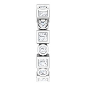 Bezel-Set Eternity Band
