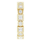 Bezel-Set Eternity Band