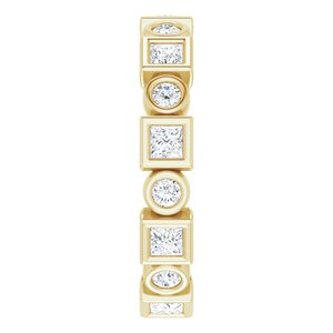 Bezel-Set Eternity Band