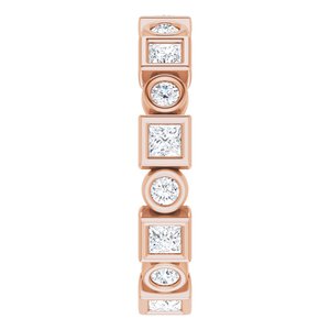Bezel-Set Eternity Band