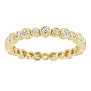 Bezel-Set Eternity Band