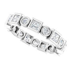 Bezel-Set Eternity Band