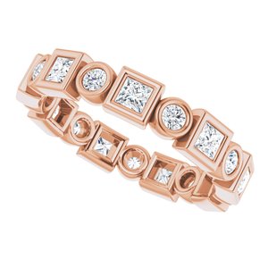 Bezel-Set Eternity Band