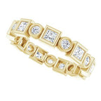 Bezel-Set Eternity Band