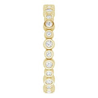 Bezel-Set Eternity Band