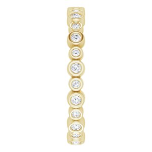 Bezel-Set Eternity Band