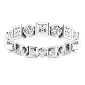 Bezel-Set Eternity Band