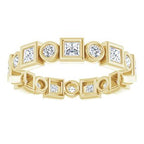 Bezel-Set Eternity Band
