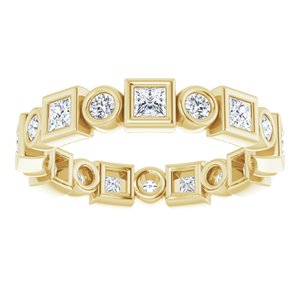 Bezel-Set Eternity Band