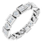 Bezel-Set Eternity Band