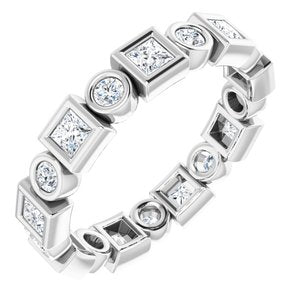 Bezel-Set Eternity Band